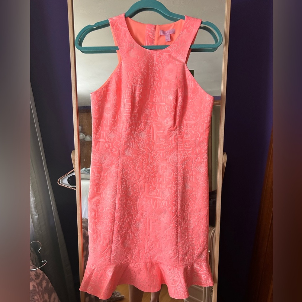 NWT Lilly Pulitzer Liana Peach Dress